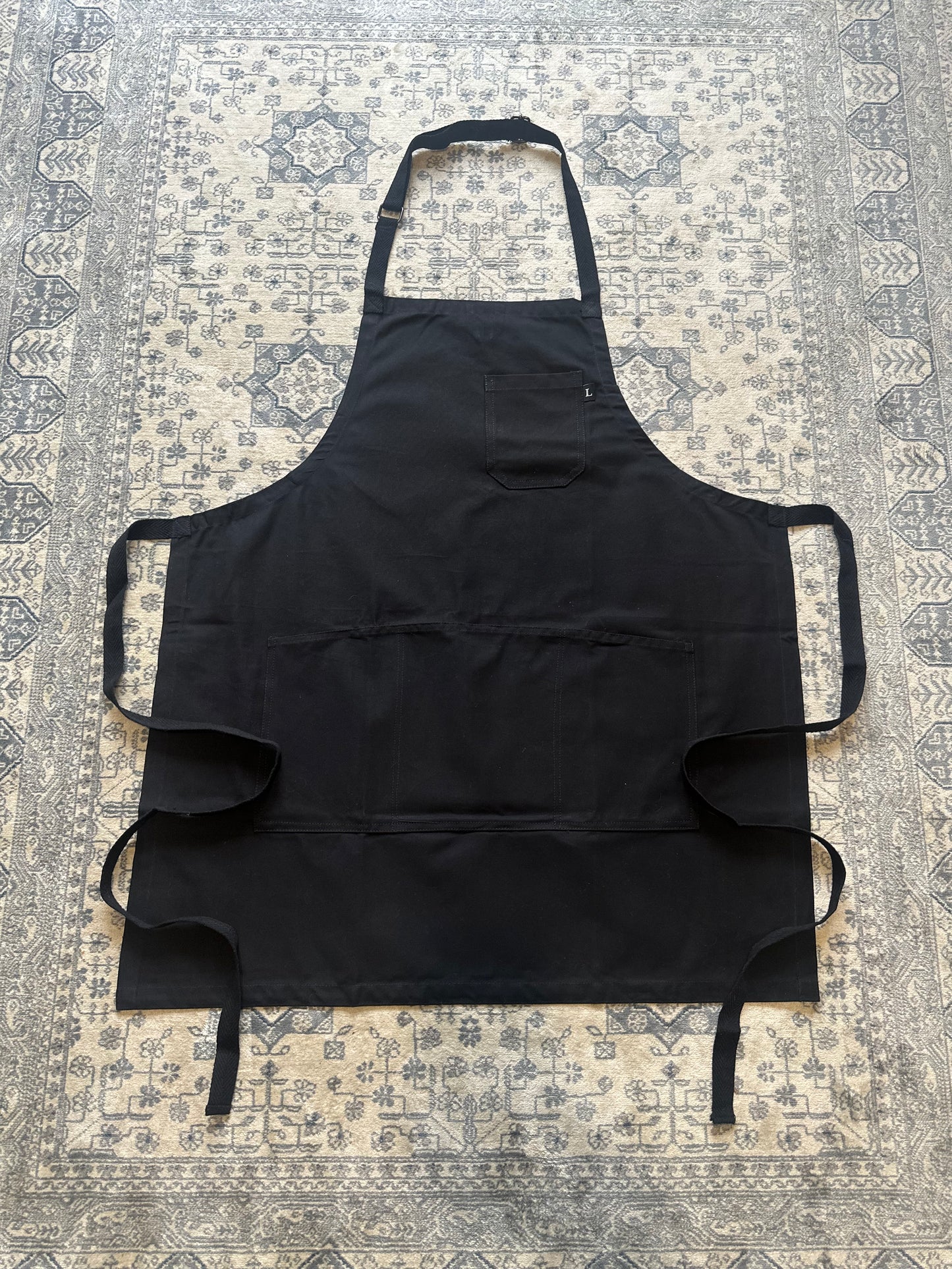 Charcoal Black Canvas Apron