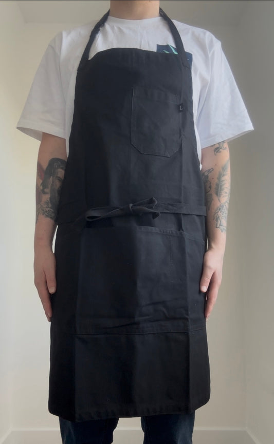 Charcoal Black Canvas Apron